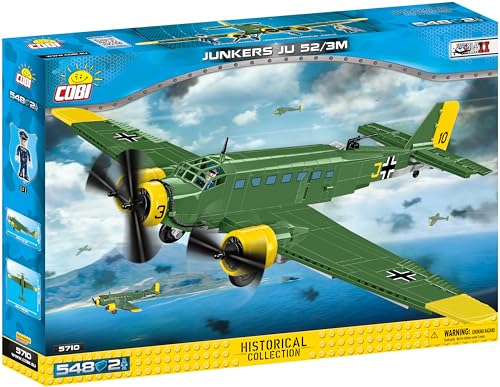 5710 Junkers JU 52/3M Building Blocks, Verde, Giallo - Lego - Immagine 1