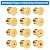 STPCTOU Range Stove Oven Orifice Conversion Kit Propane Lp Natural Gas Brass Jet Burner Nozzle Replacement Parts 0.3/0.4/0.7/0.8/0.9/1.0/1.1/1.2/1.5/1.7/1.9mm Total 36PCS?M6x0.75 mm Gas Spray Tip