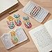 2pcs Resin Bookmark Molds Paperclip Shape Bookmarks Silicone Mold Jumbo Paper Clips Bookmarks Casting Mould Butterfly Star Craft Resin Bookmark Moulds for UV Epoxy Crafts DIY Book Lover Christmas