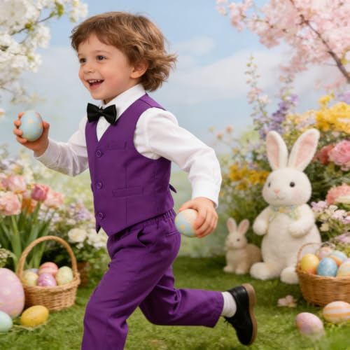 Image of Baby Boys Clothes Suits Toddler Formal Gentleman Wedding Outfit Dress 4Pcs Infant Suit Sets