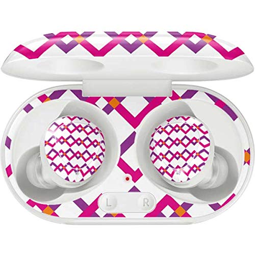 Skinit Decal Audio Skin Compatible with Galaxy Buds+ - Officially Licensed Originally Designed Chevron White Out Design