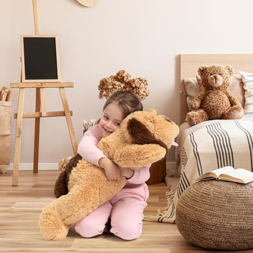 BEJOY Puppy Plüschtiere, großes Kuscheltier weich Stofftier, Plüsch Hund Kissen, für Kinder Freundin Geschenk, 80cm