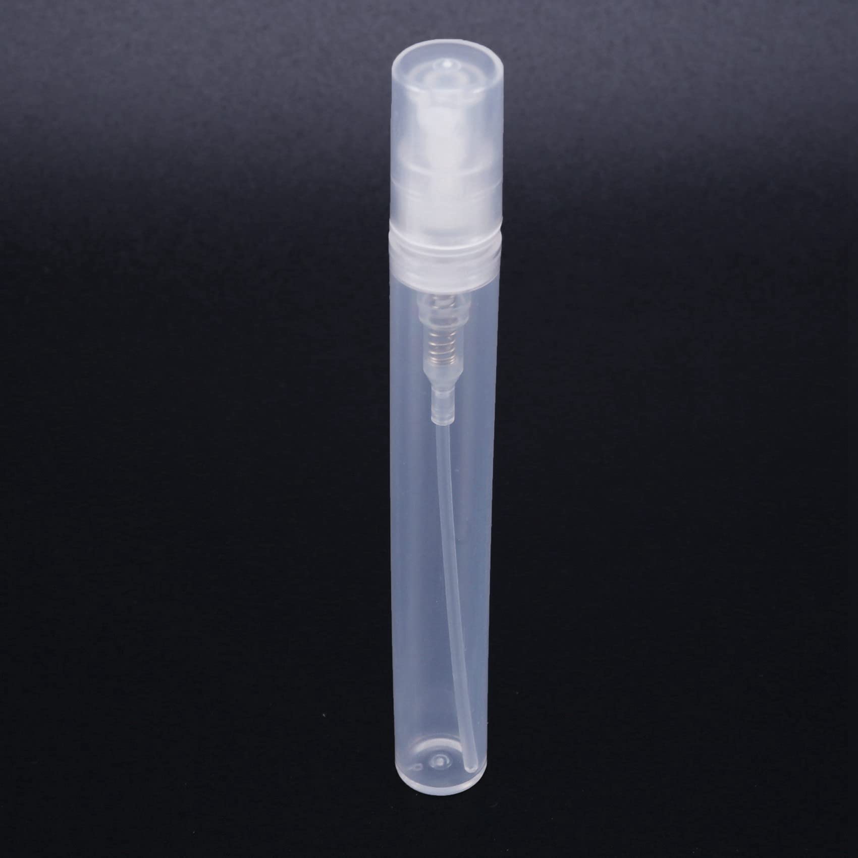 300 Stück/Set 5 ml leere transparente Kunststoff-Sprühflasche für Make-up, Parfüm, Zerstäuber, nachfüllbar