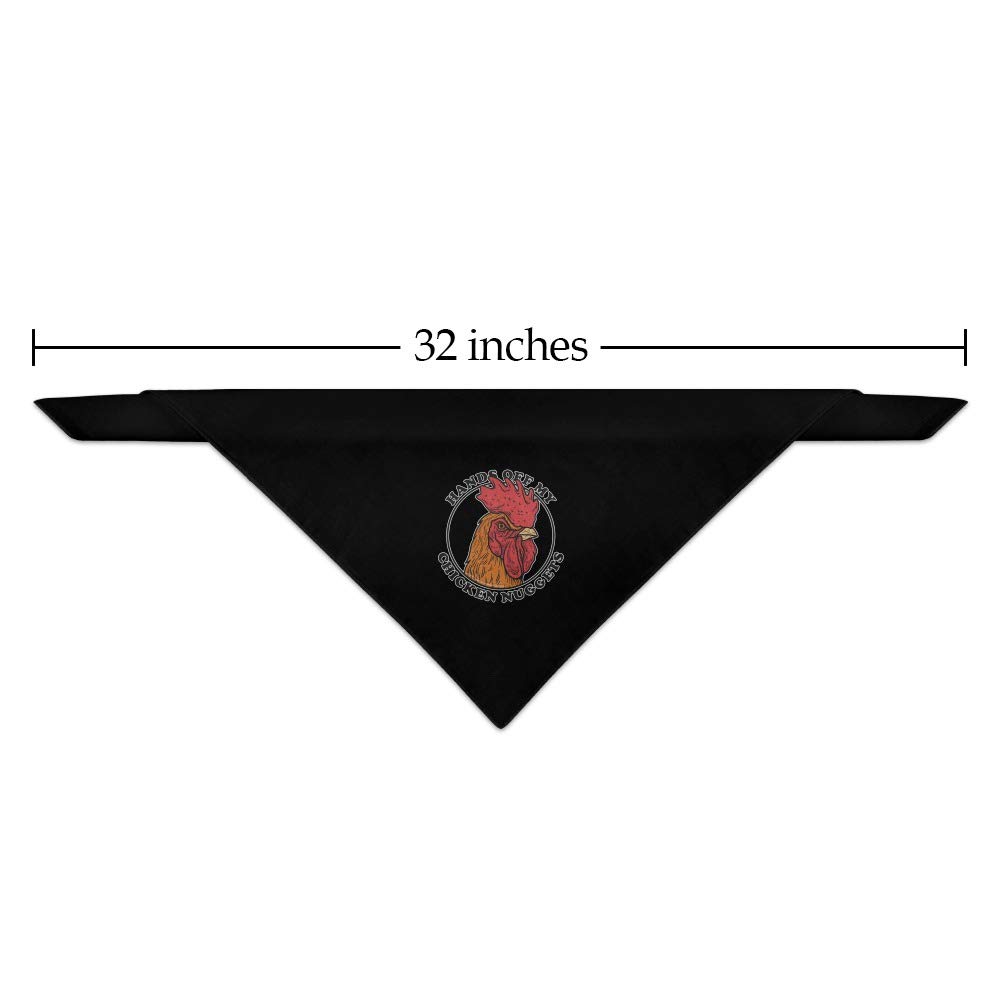 GRAPHICS & MORE Hands Off My Chicken Nuggets Funny Humor Dog Pet Bandana