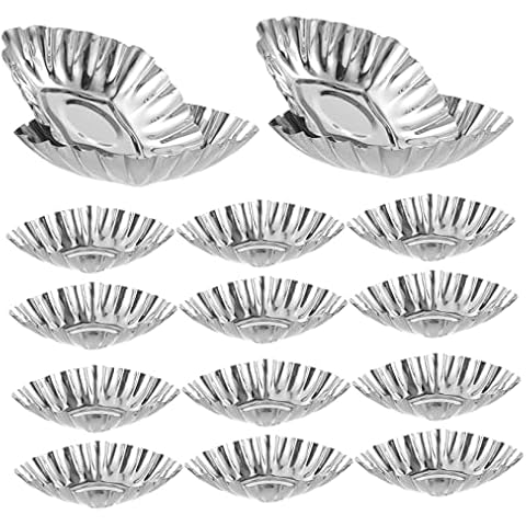 HONMEET Stainless Steel Mini Tart Pans Cover