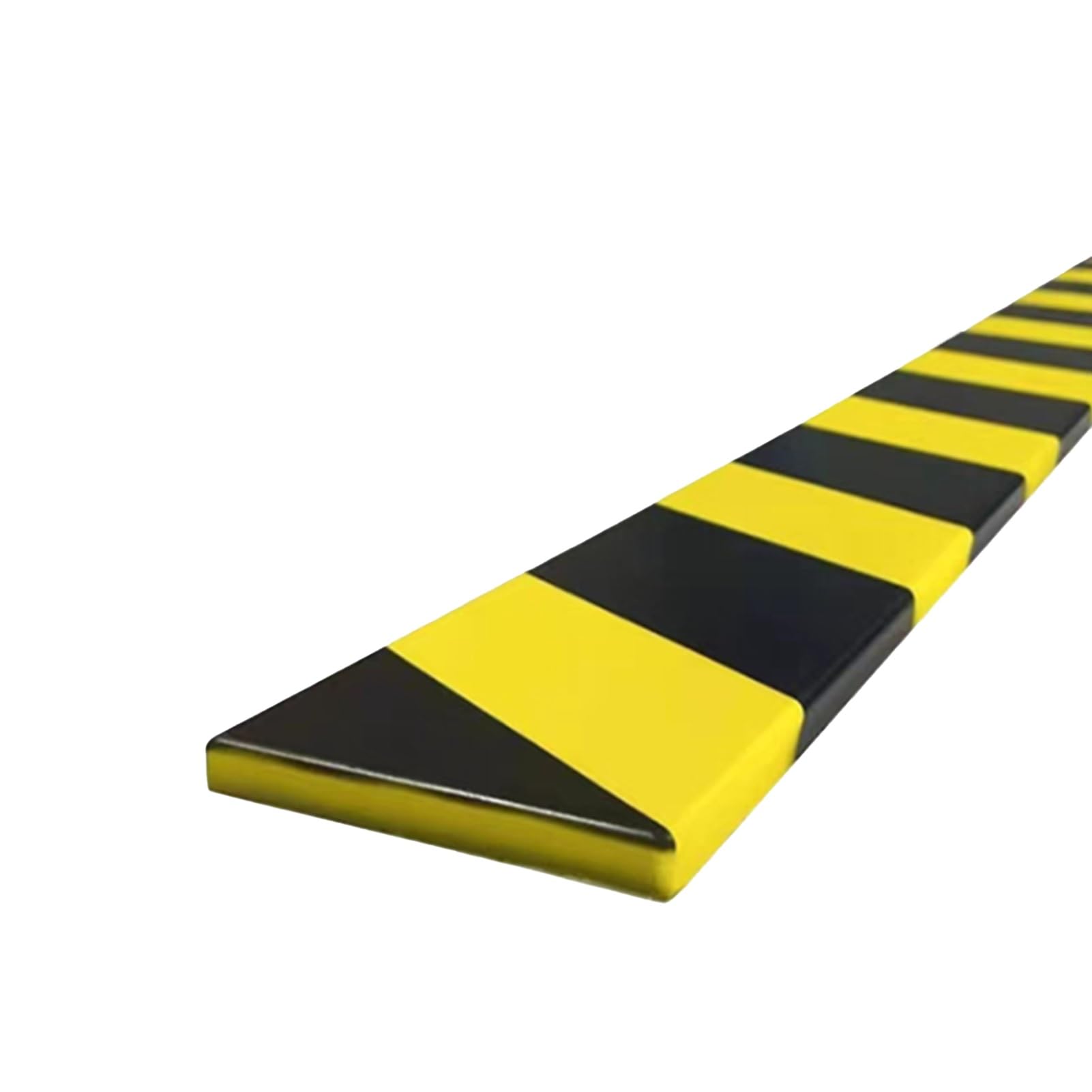 Protector de borde de espuma, protectores de pared autoadhesivos para garaje con rayas amarillas-negras, parachoques de seguridad industrial en esquinas para almacén, fábrica, estacionamiento, 2