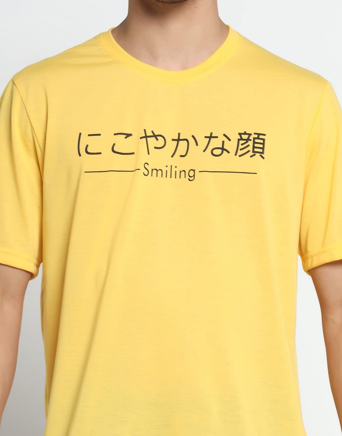 INKKR Camiseta estampada multicolor con cuello redondo para hombre (paquete de 2)