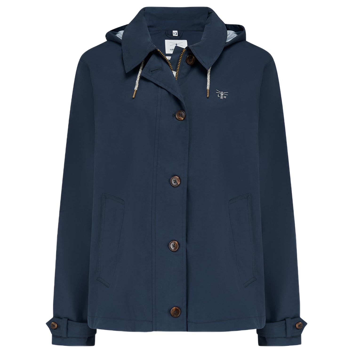 Lighthouse Clothing Women's Navy Blair Coat In | Size: 18