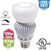 PacLights 100w Replacement, 17-watt Dimmable LED, Cool White Omnidirectional Omni100 Light Bulb, 1800 lumens, E26 Medium Base A21, UL Listed
