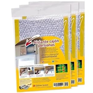 Isolerende jaloezieën met zelfklevende achterkant, voorkomen het binnendringen van kou of hitte door de rolluiklade, zonder gereedschap te installeren, 1,20 m lang x 0,25 cm hoog, 100% aluminium