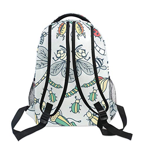 Senya School College Backpack Rucksack Travel Bookbag Fashion Back Pack Purse Anti Theft Shoulder Bag Women Men (Insect Summer) #TOP4