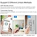 YiToo WiFi Tuya Access Control 180kg/350lbs Electric Magnetic Door Lock Kit System Gate Remote Control Smartphone APP Control
