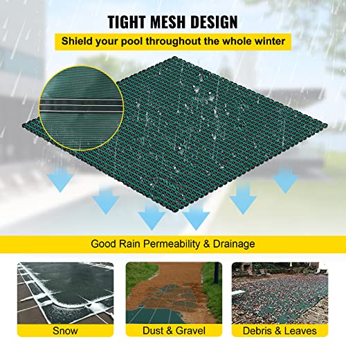 Vevor YYCM16X32YCYCG001V0 Pool Safety Cover 16' X 32' Rectangle thumb #5