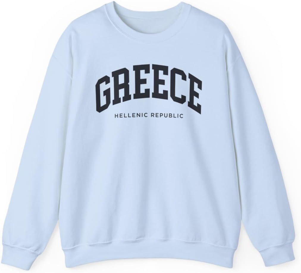 Greece Adult Unisex Crewneck Sweatshirt