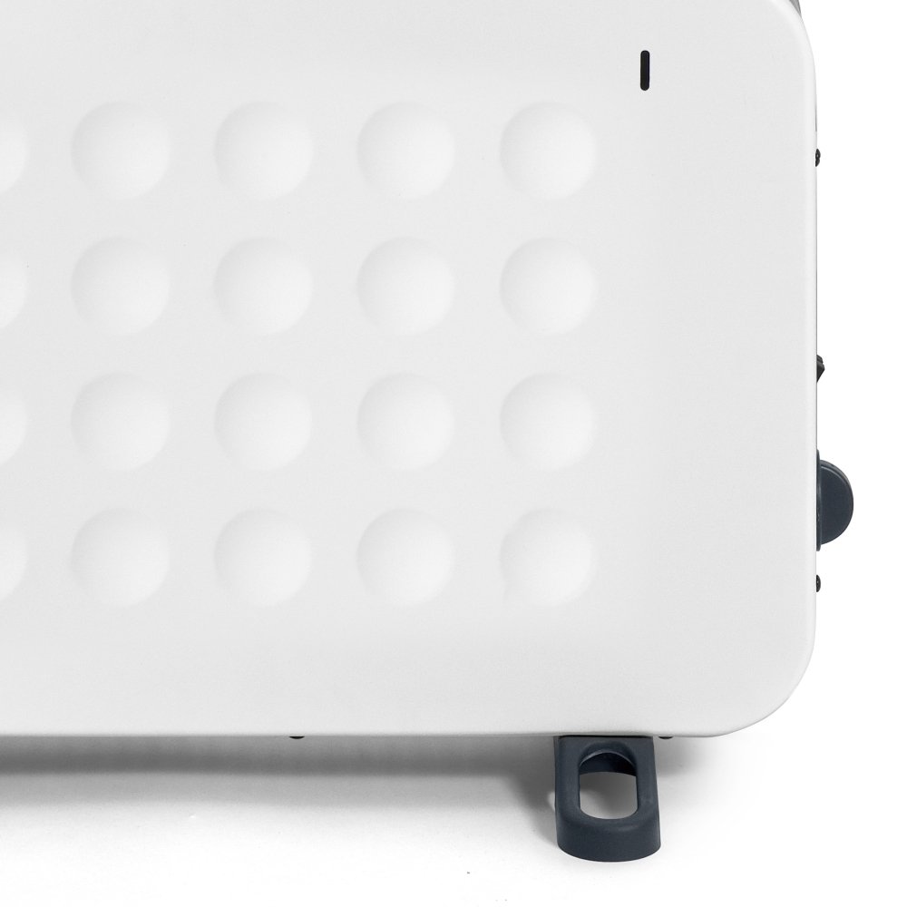 TROTEC Convector de diseño TCH 26 E, 2.000 W, 3 Niveles, Termostato, Anti Sobrecalentamiento, Antihielo, Turboventilador, Silencioso, Portátil, Compacto, Blanco, Oficina, Hogar