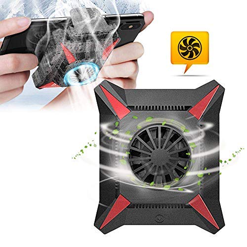 Phone Cooler, Phone Cooling Fan Case, Mobile Phone Water Cooled Radiator for Android/iPhone - Mute, Protect The Battery