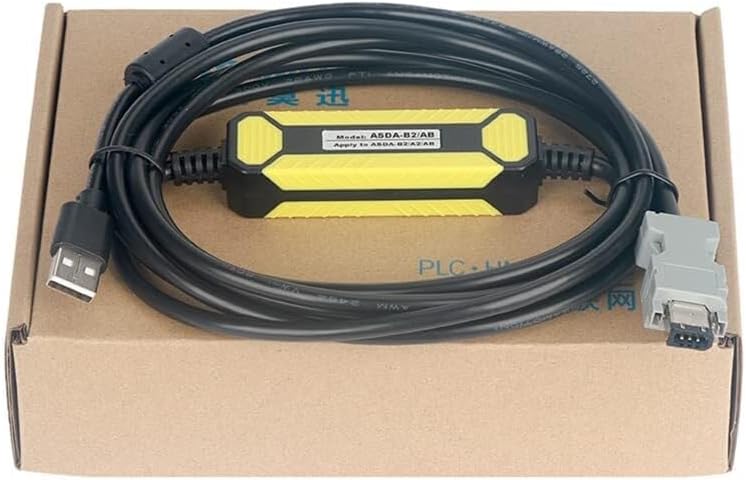ASDA-B2/AB for Servo Drive ASDA-B2 AB A2 Download Cable CN3 Interface, Economy Model Length(Black)