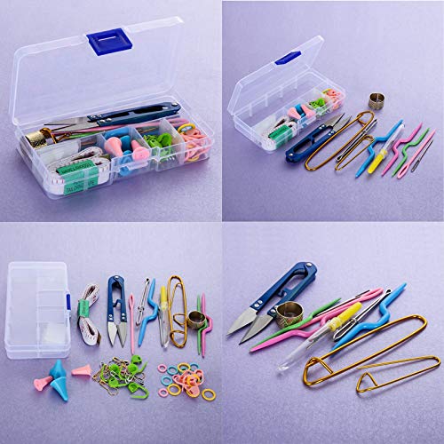 Home Knitting Accessories Diy Knitting Tools Set Crochet Hook Stitch Weave Accessories Supplied With Case Box Yarn Knit Kit 1 Set #TOP5