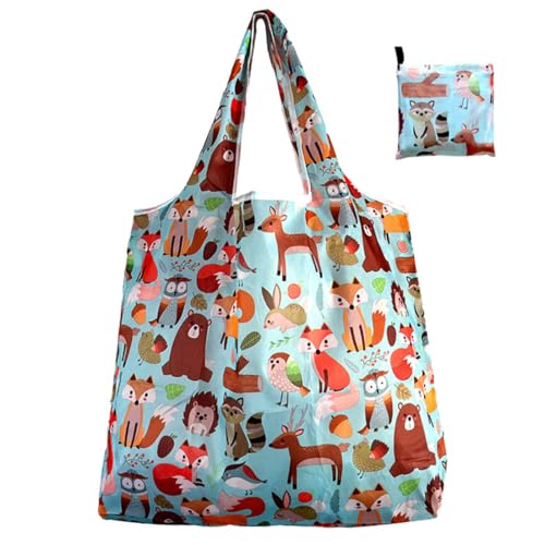 SURALIN Bolsa de compras grande para mujer, 1 unidad, cesta de compra plegable reutilizable, bolsa de supermercado plegable