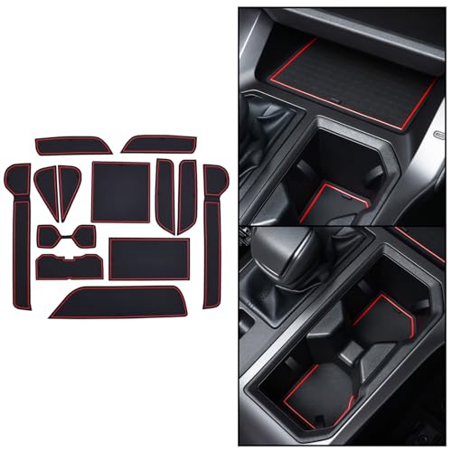 Accesorios para Toyota RAV4 2026 Portavasos Antideslizante Rojo