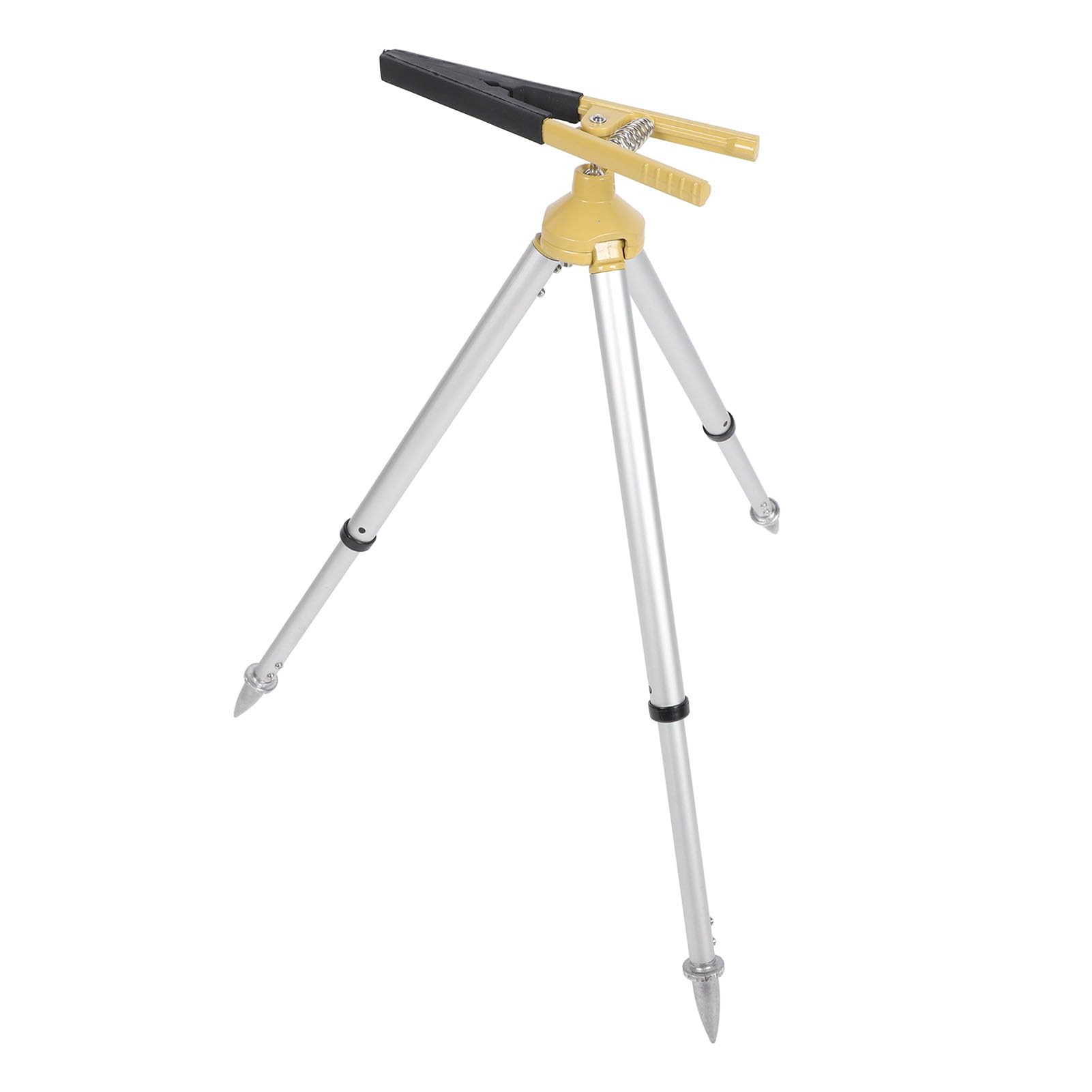 Soporte de Estación Total Ajustable Mini Trípode de Aleación de Aluminio de 46-60 Cm para Poste de Prisma Topográfico para Mediciones de Cimientos y Ubicaciones Desafiantes