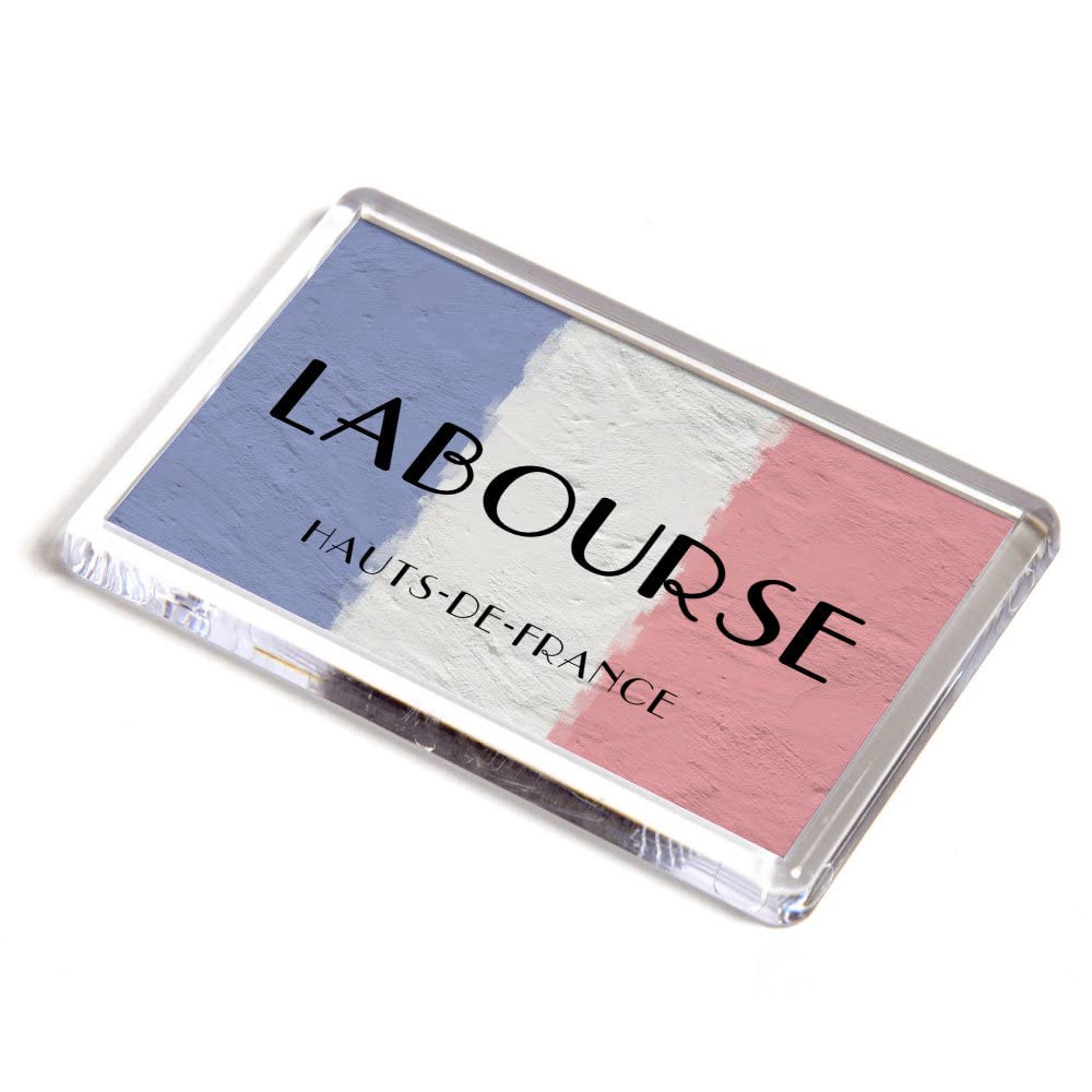 FRIDGE MAGNET - Labourse - Hauts-de-France - France Flag