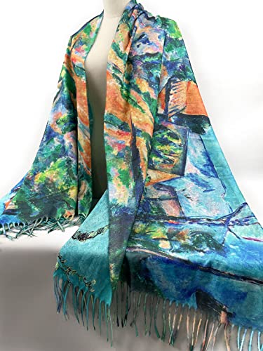 Van Gogh Scarves Art Scarf for Women Best Gift Reversible Soft Cashmere Feel Shawl Wrap Pashmina in Gift Box3