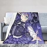 Rikka Takanashi Anime Flannel Fleece Blanket Soft Warm Throw Blanket for Bed Living Room Couch Sofa 40'x30'
