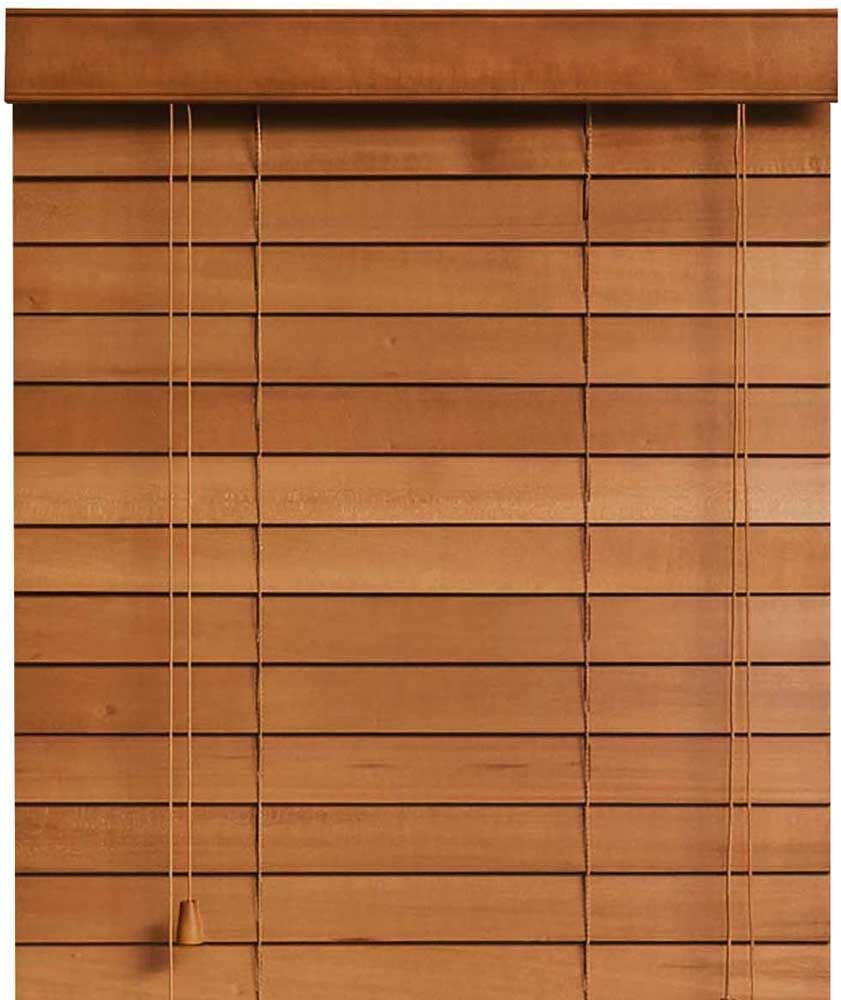 Amazon｜イージーブラインド ウッドブラインド 木製 横型 【幅 115 cm