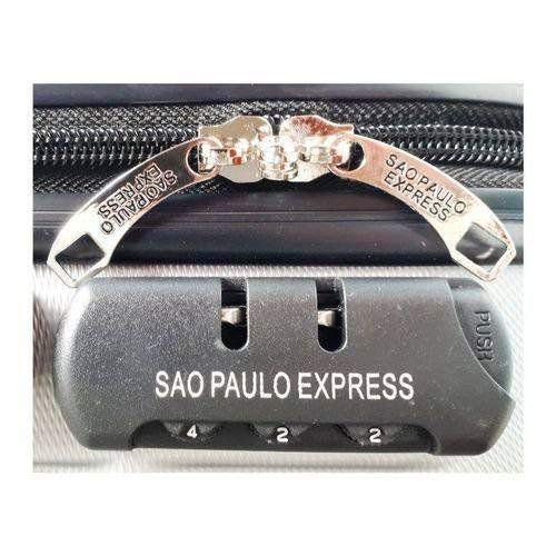 Mala de Bordo,São-19,ABS, Rígida, 4 Rodas, Giro 360°,Cadeado Embutido, Alça, Puxador Regulável, Vinh