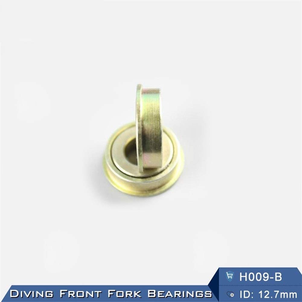 WAAZVXS WWBR 2Pcs Diving Front Fork Plat Bearing ID 1/2 inch 12.7x27x30mm Wheelchair Accessories H009-B Wheelchair Bowl Bearings