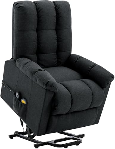 Miniatura 9 de Silla reclinable de masaje silla de sala de estar asiento de cine en casa sillón reclinable individual asiento tapizado sillón de sala de estar