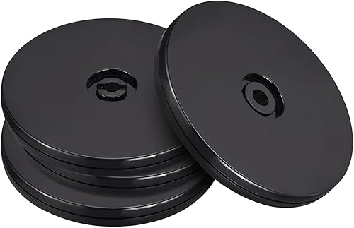 MECCANIXITY Soporte giratorio de 4 pulgadas con rodamientos de bolas de acero, base giratoria Lazy Susan para gabinetes de esquina de cocina, color