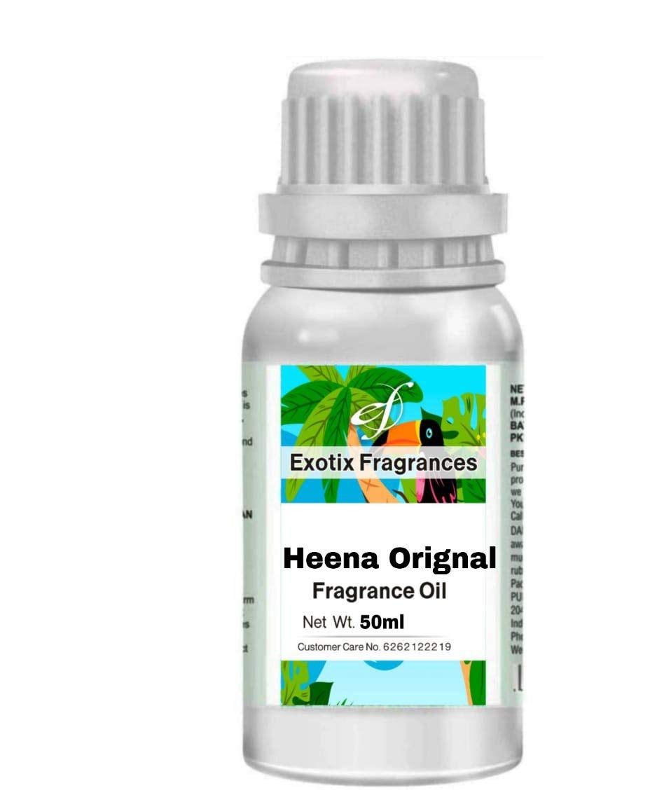 Exotix Fragrance Original Heena Attar | Alcohol-Free Perfume for Men & Women | 50ml Long-Lasting Natural Scent