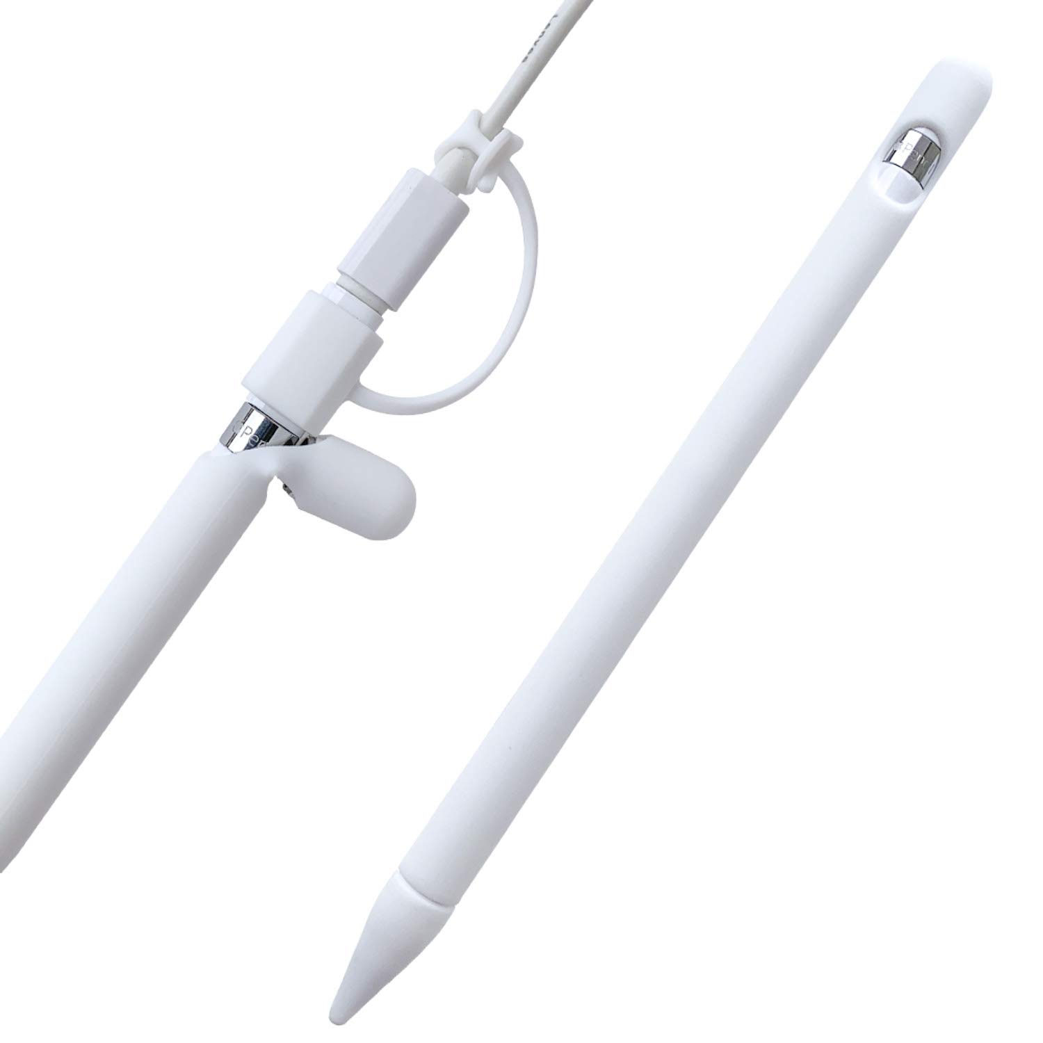 Apple Pencil Pro ペンシルホルダー（白）付き Amazon.co.jp: Apple Pencil ケース アップル ペンシル ホルダーペン先