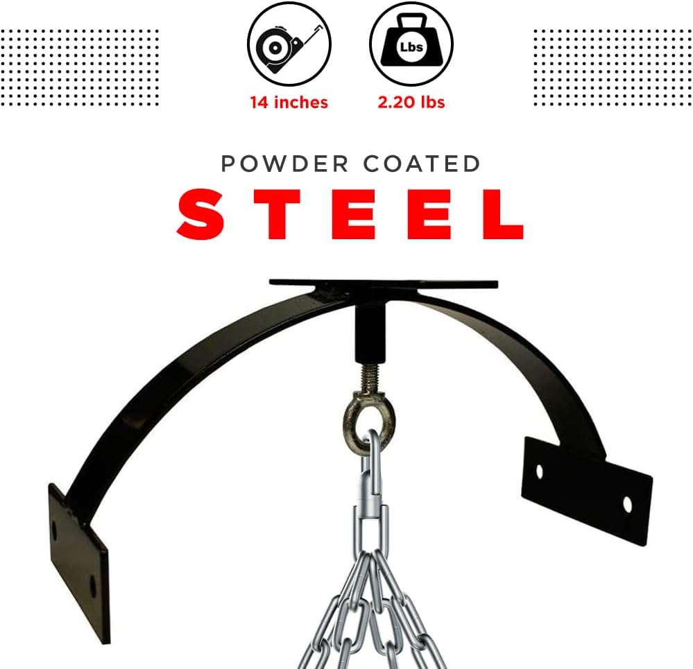 Amber Sports Fight Gear Heavybag Joist Hanger, 14"