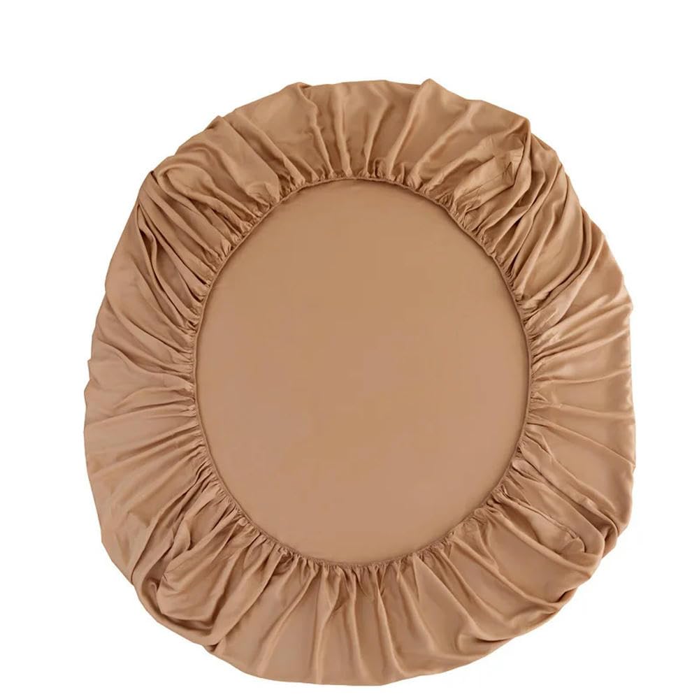 Juego de sábanas de bambú de Lujo 3 Piezas Juego de Ropa de Cama (1 Pieza sábana Bajera y 2 Piezas Funda de Almohada) Funda de colchón Antideslizante para 100/160