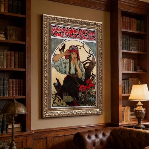 Toile Alphonse Mucha pour habiller un grand mur vide - 3