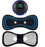 Aparelho Massageador Elétrico Recarregável Portátil p/Dor muscular pescoço pernas coluna lombar sem fio usb fisioterapia tens relaxamento corporal