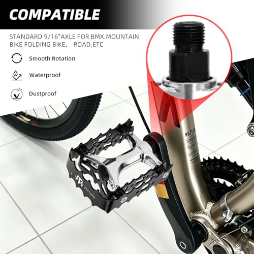 MTB Pedals Aluminum Alloy Flat