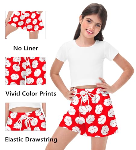 Image of AOBUTE Kid July 4th Shorts Quick Dry Hawaiian No Liner Swim Trunk with Pockets 5-14 Years