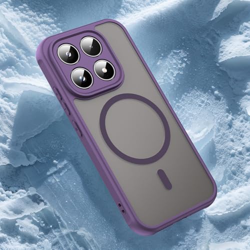 Image of for Xiaomi 17 Magnetic Case Anti Drop PC + TPU Phone Cover - Purple