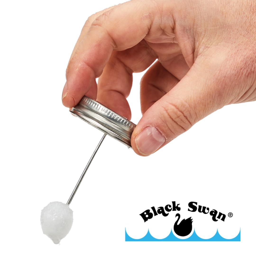 Cemento de PVC Black Swan – Cemento disolvente transparente para tuberías de PVC de hasta 4 pulgadas (110 mm) – Adhesivo de acción rápida, cuerpo regular, secado rápido para juntas fuertes y a prueba