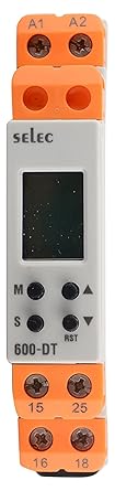 Selec 600DT Din Rail Digital Timer