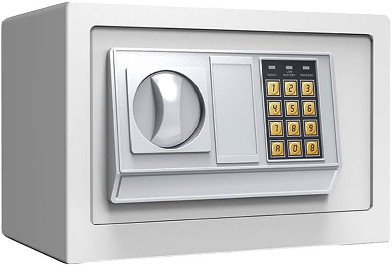 All-steel Safe,Household Small Invisible Wall Safes Deposit Anti-theft Bedside Table Large Capacity Saving Money File Jewelry Password Box Cabinet (Color : Black) (Bl safe