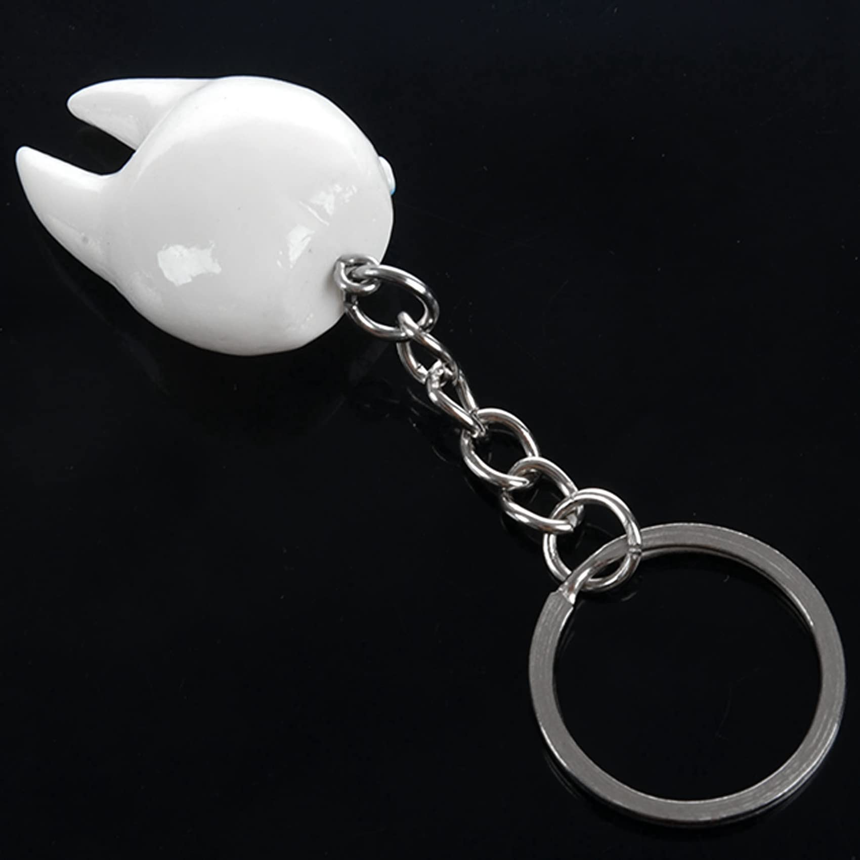 60 Stuecke Schluesselbund Schluesselanhaenger Haenge Zahn Form Suesses Dental Geschenk