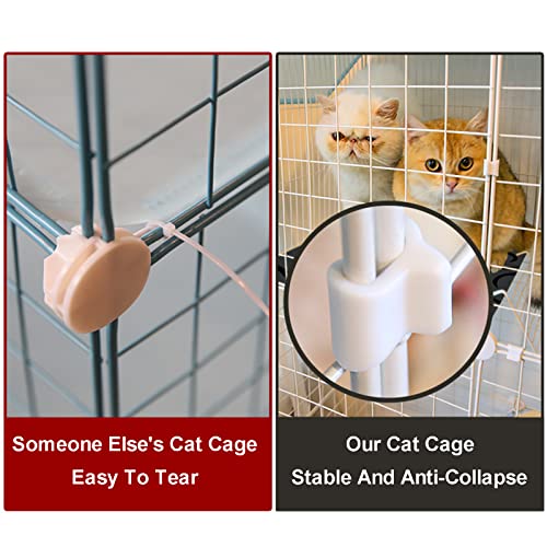 Cage chat d'intérieur pliable résout le manque d'espace - 2