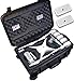 Case Club Pre-Cut Waterproof Drone Case with Wheels, Extension Handle & 2 Moisture Absorbing Silica Gel - Fits DJI Phantom 4 (Propellers On)