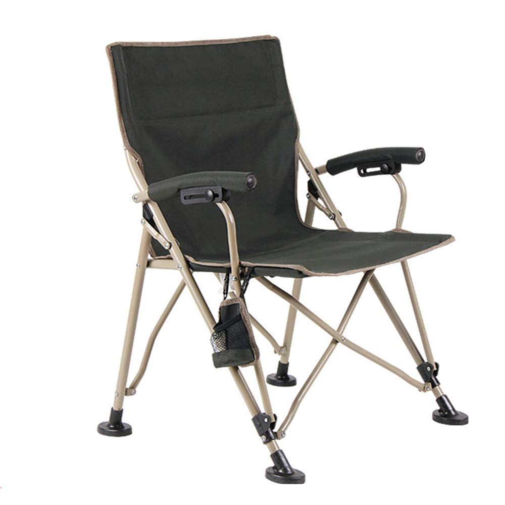 Chaise de camping pliante robuste avec une inclinaison ergonomique douce