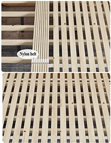 Planche de lit en pin rigide 90x190 cm pliable et respirante - 7